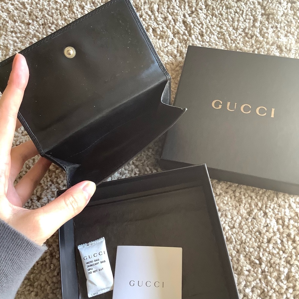 Gucci black wallet with original box - Picture 3 of 9